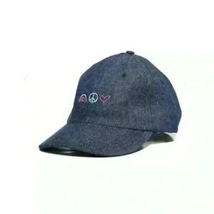 Nordstrom To the Market Peace, Love, and Denim Embroidered Baseball Cap